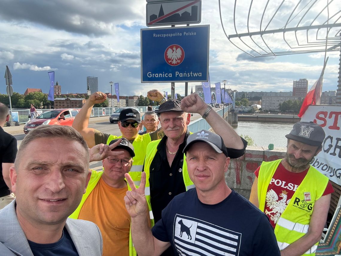 Napięta wizyta w Słubicach. Władze odpowiadają stanowczo