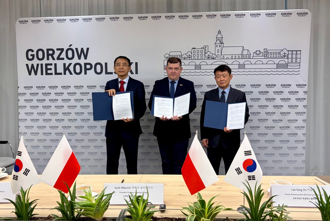 Nowy etap współpracy Gorzowa z koreańską społecznością w Polsce