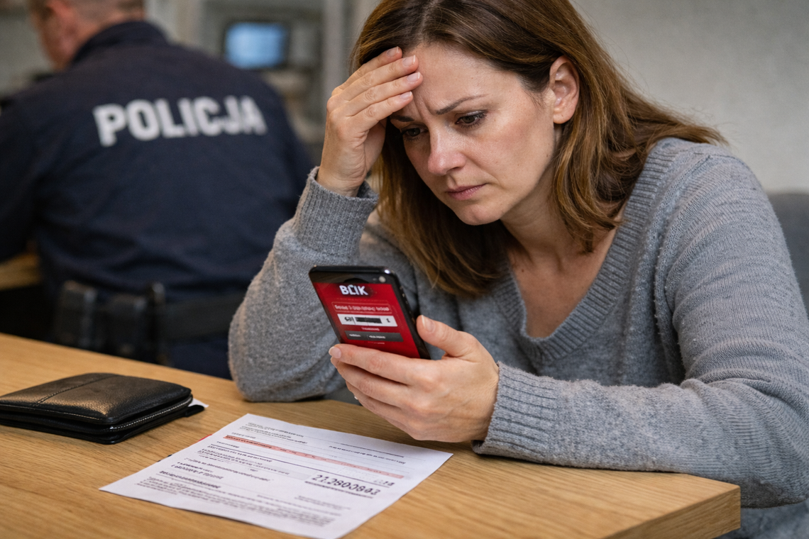 Oszust podszył się pod bank. 34-latka straciła ponad 17 tysięcy złotych Oszust podszył się pod bank. 34-latka straciła ponad 17 tysięcy złotych