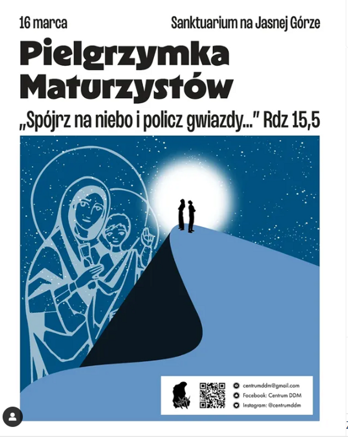 Pielgrzymka maturzystów na Jasną Górę