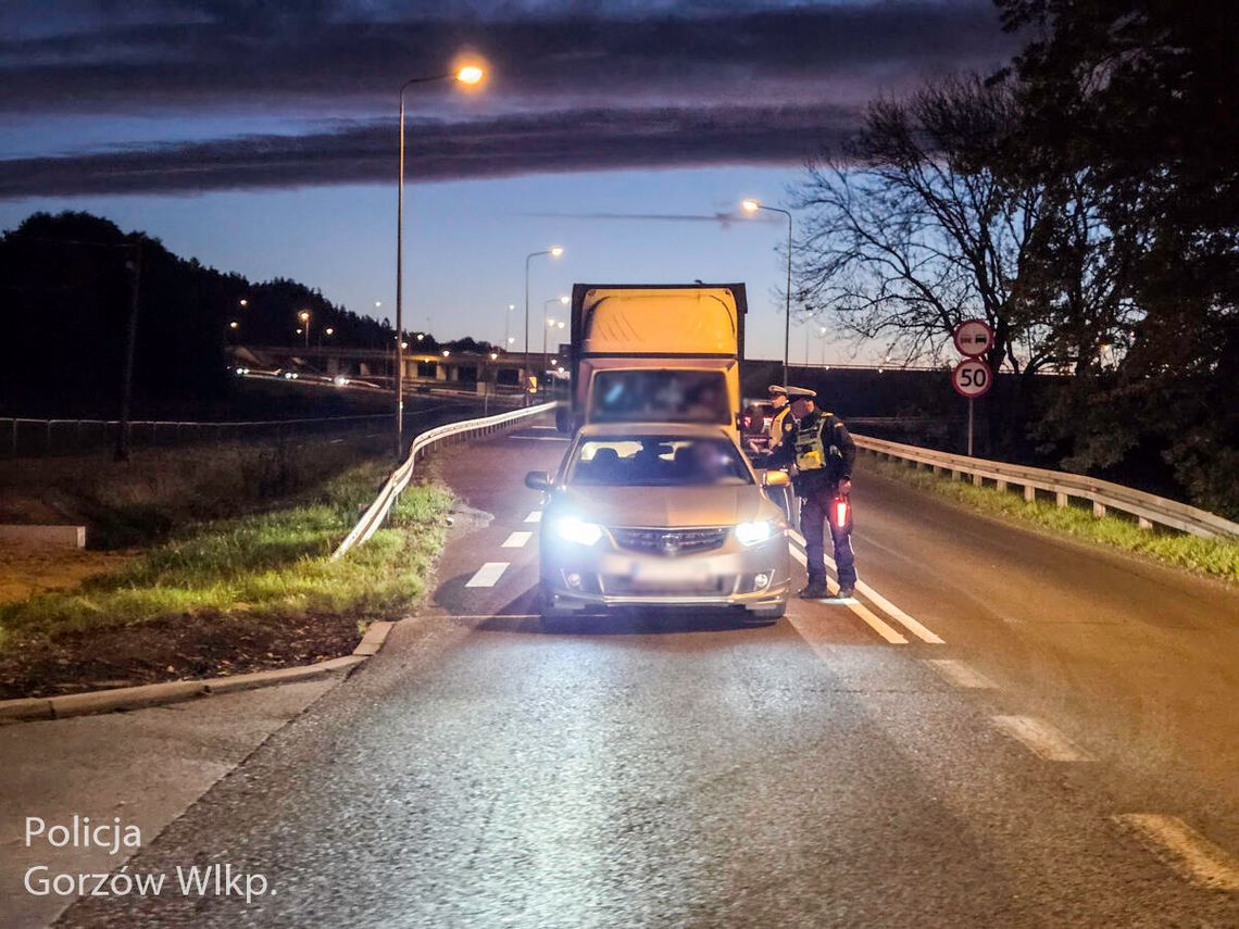 Poranne kontrole policji w Gorzowie. Nie wszyscy kierowcy pojechali dalej Poranne kontrole policji w Gorzowie. Nie wszyscy kierowcy pojechali dalej