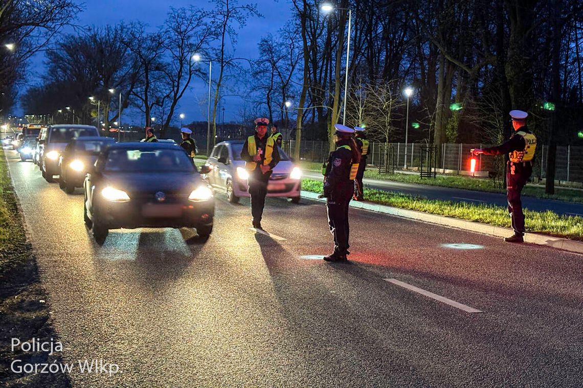 Poranne kontrole w Gorzowie. Jeden z kierowców stracił prawo jazdy