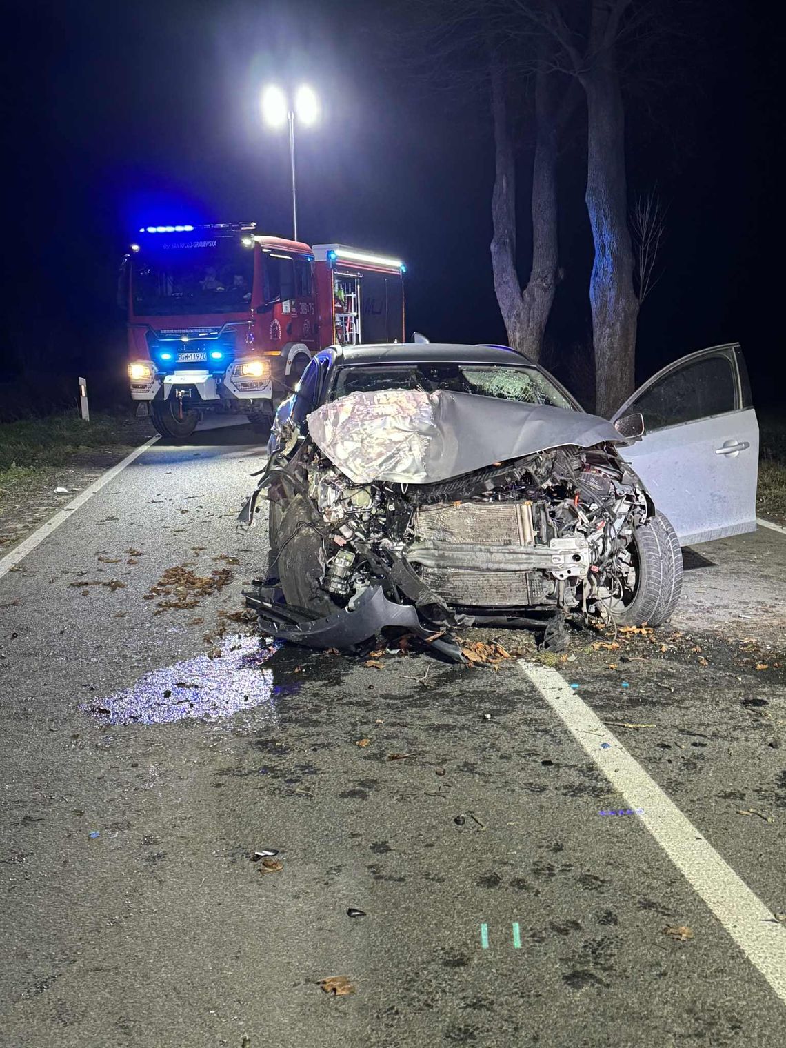 Poważny wypadek. Kierowca trafił do szpitala