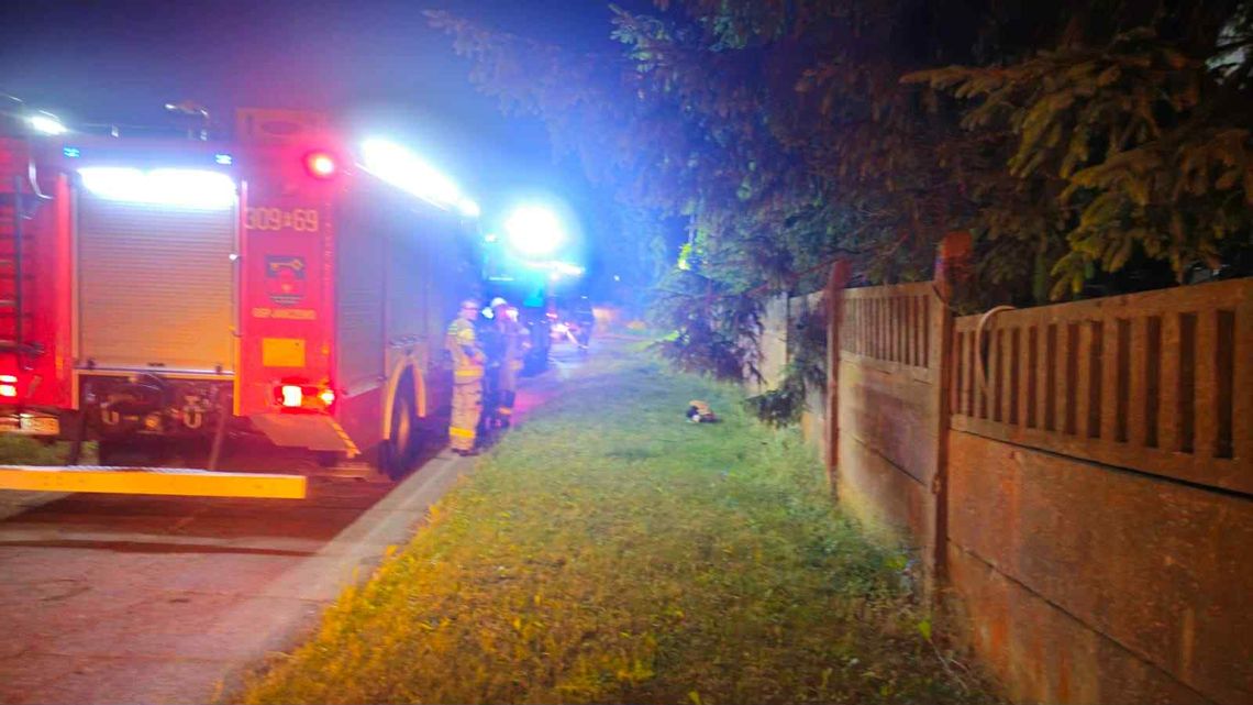 Pożar domu w Wawrowie. Młody mężczyzna nie przeżył