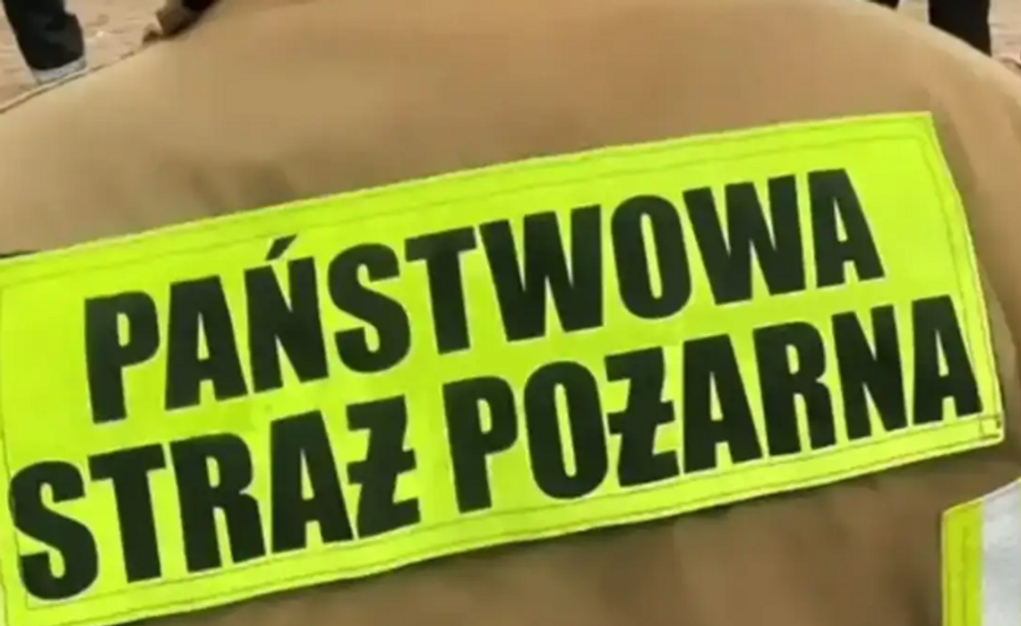 Pożar kortów tenisowego w Gorzowie