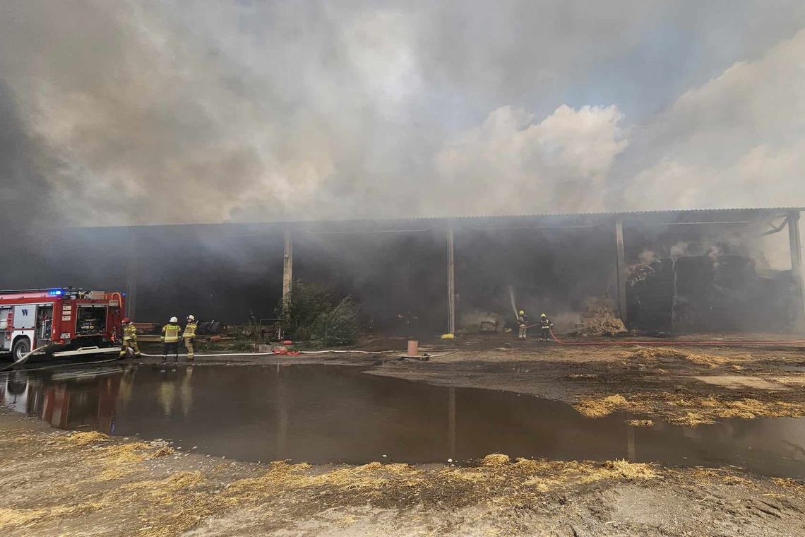 Pożar pod Gorzowem