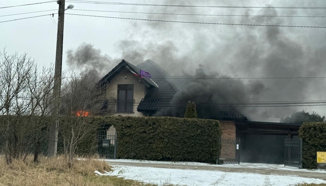 Pożar w Białczu zabrał wszystko. Rodzina straciła dach nad głową