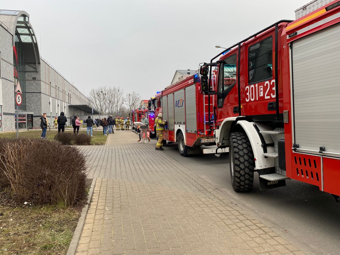 Pożar w Centrum Handlowym w Gorzowie