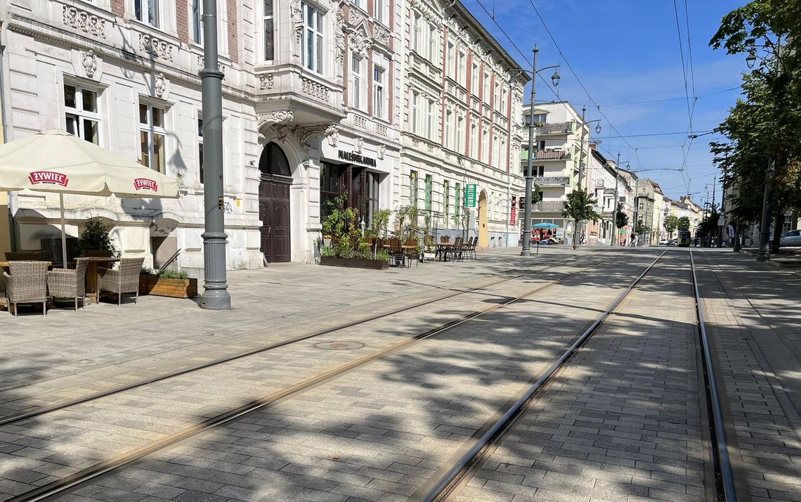 Pustki na ulicach Chrobrego i Mieszka I