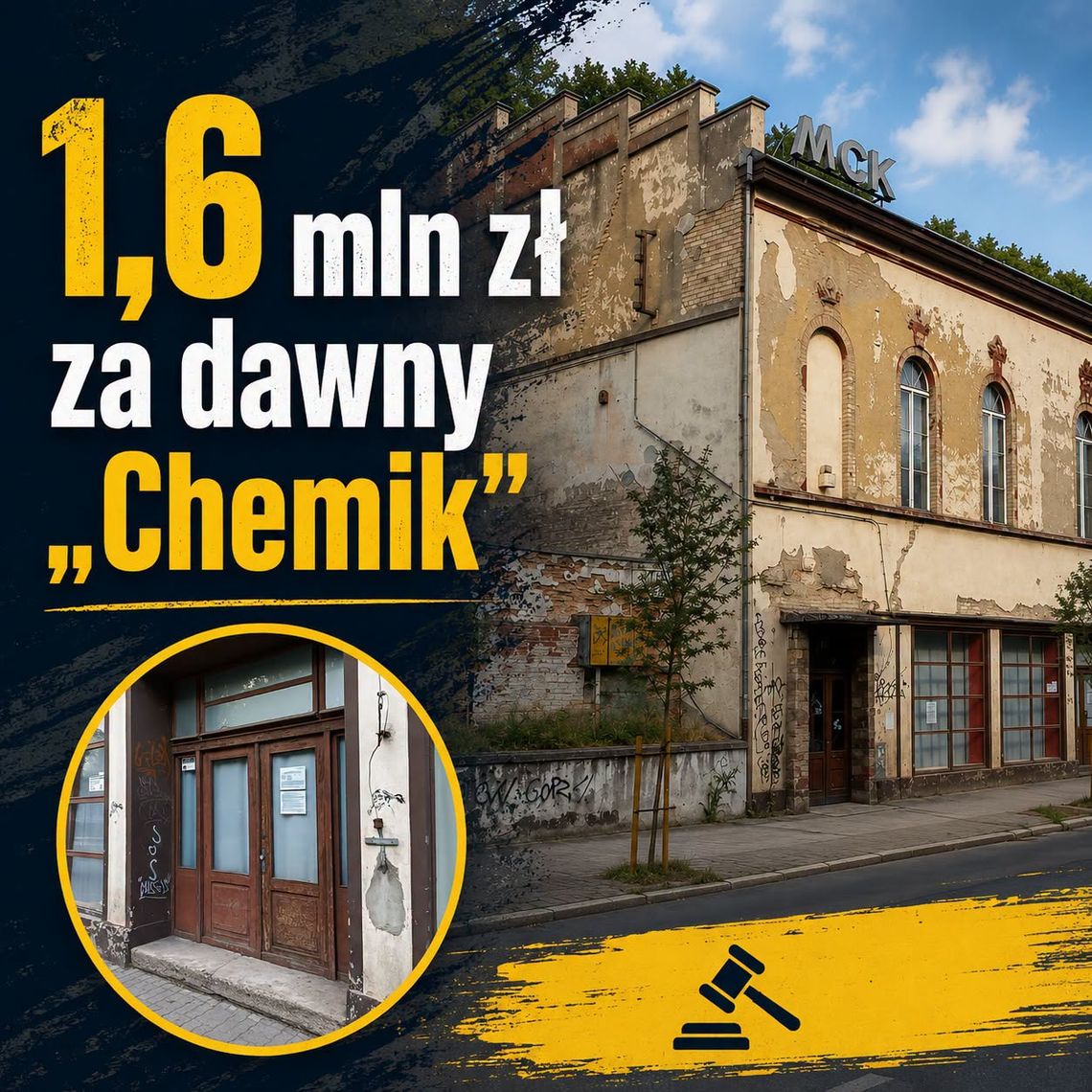 Roman Sondej o sprzedaży dawnego „Chemika”: „Ta cena jest śmiesznie niska” Roman Sondej o sprzedaży dawnego „Chemika”: „Ta cena jest śmiesznie niska”