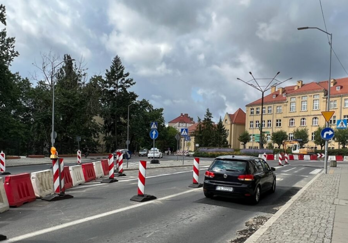 Rondo przy IV LO będzie w całości przejezdne!