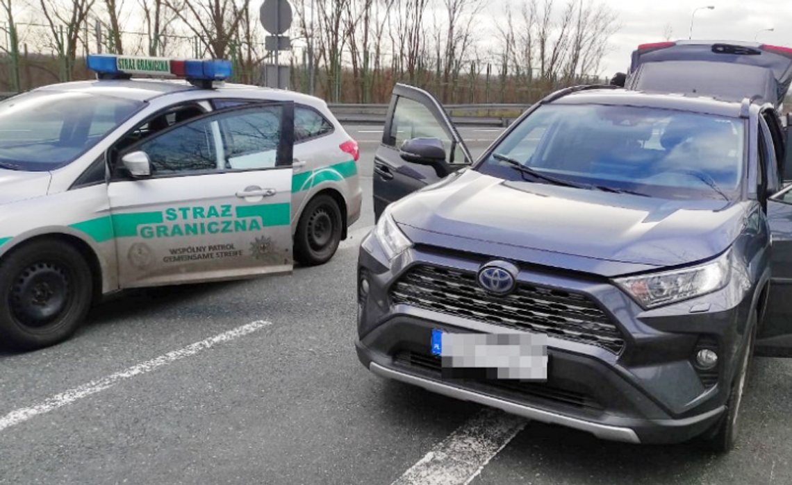 Skradzione auto zostało odzyskane