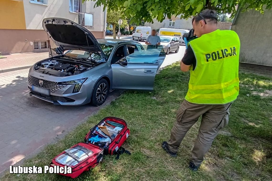 Skradzione w Niemczech, zabezpieczone w Polsce. Peugeot odzyskany przez policję