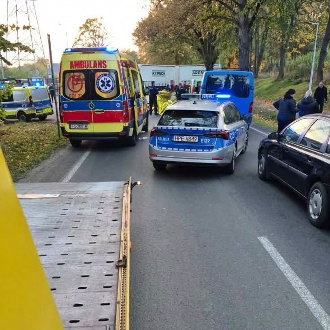 Tragedia na wyjeździe z Gorzowa. Nie żyje motocyklista