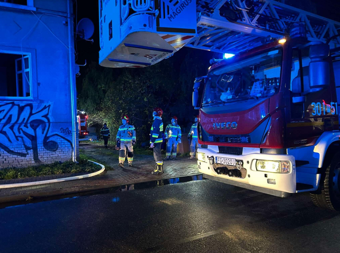 Tragiczny wieczór w Gorzowie. Pożar na Zakanalu