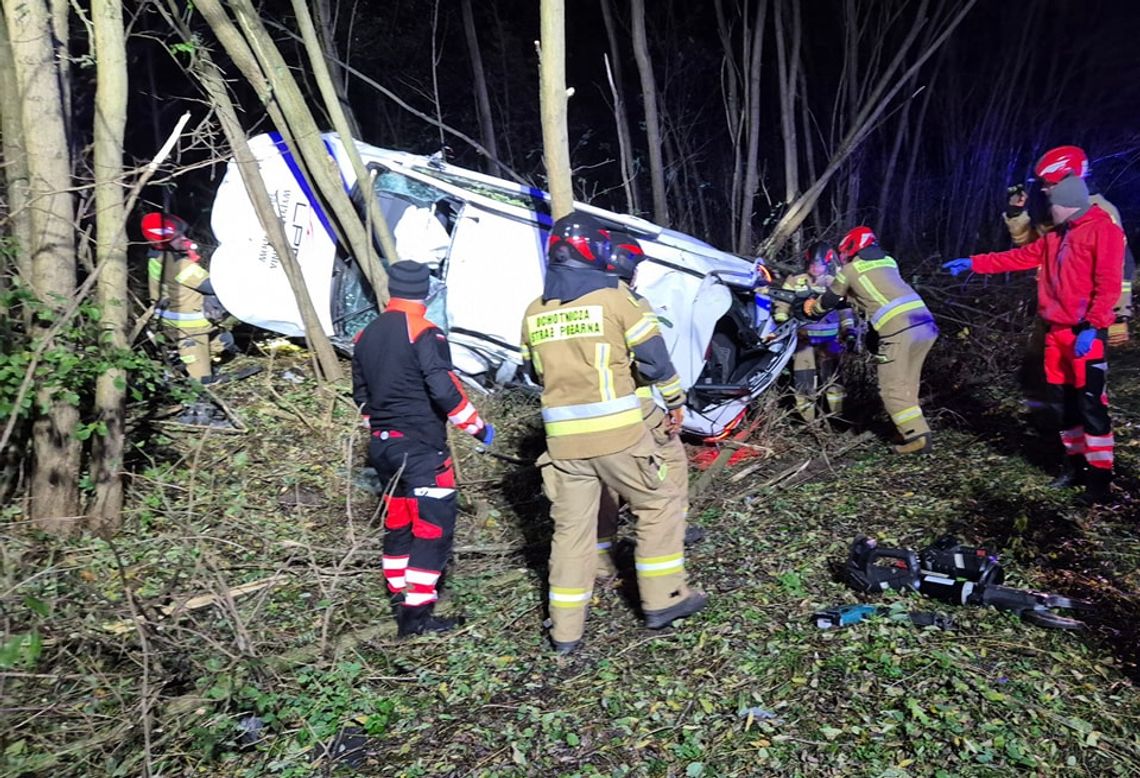 Tragiczny wypadek w Miechowie. Apel służb o ostrożność na drogach