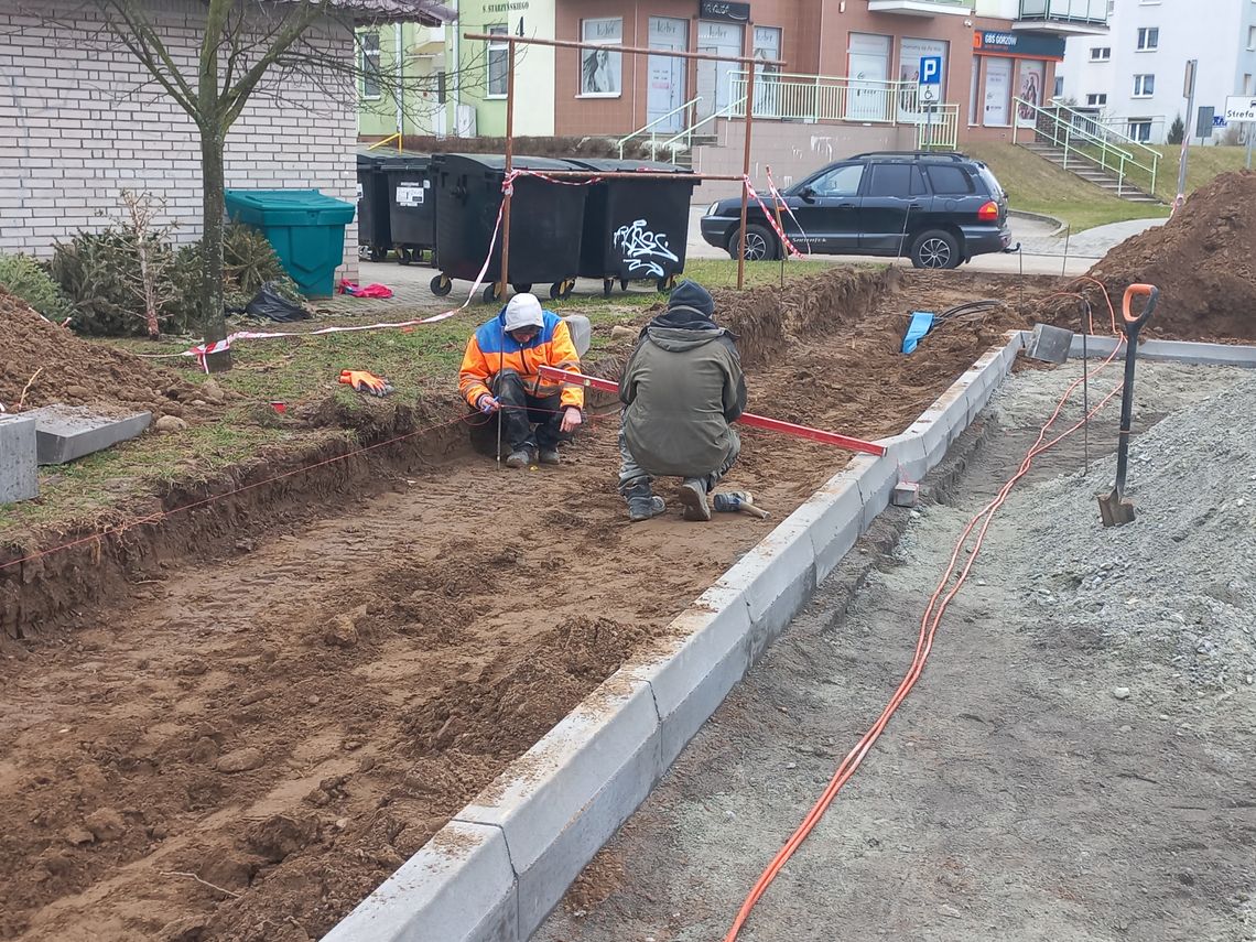 Trwa budowa parkingów na gorzowskim osiedlu