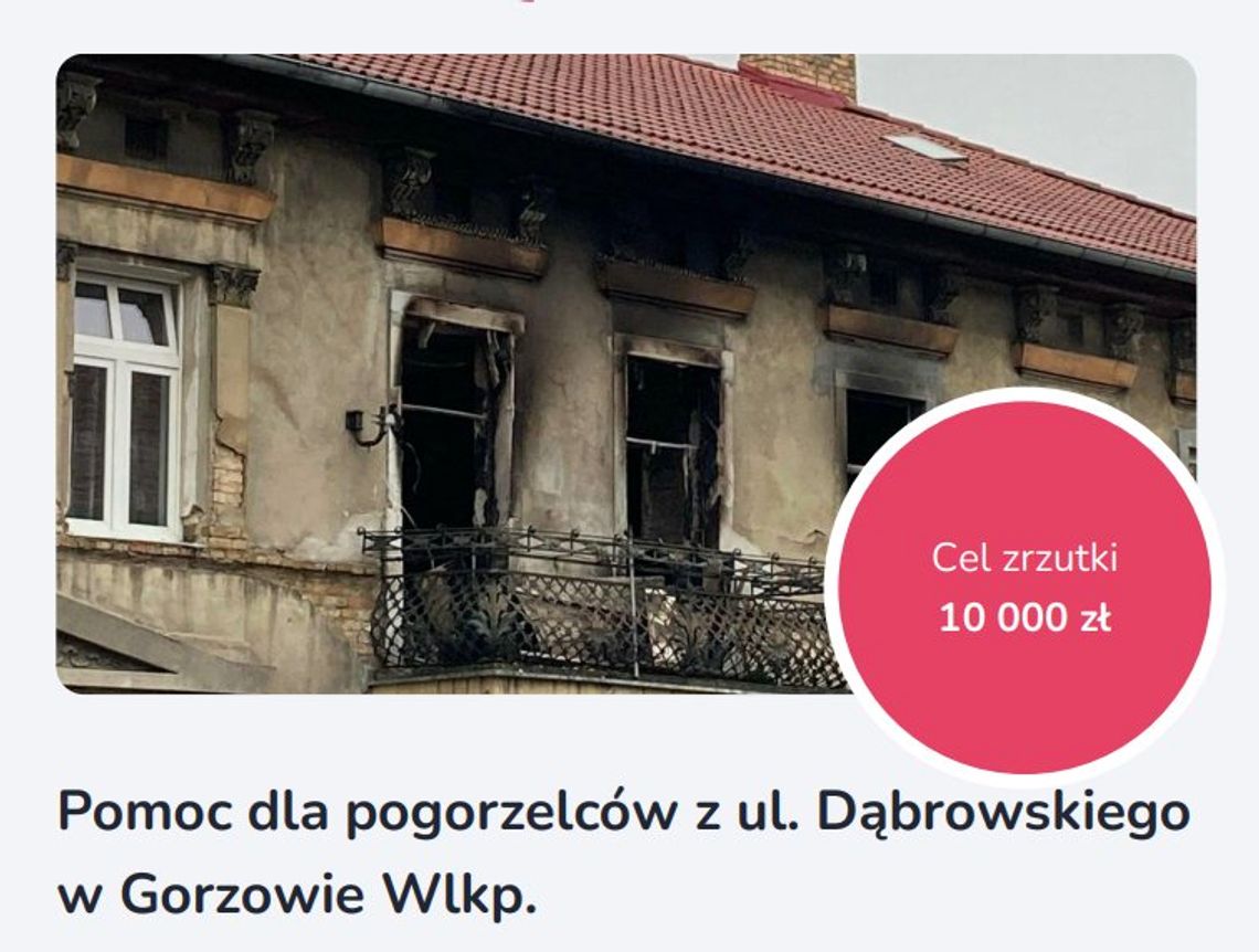 Trwa zbiórka dla pogorzelców!