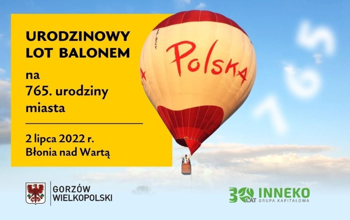 Urodzinowy lot balonem