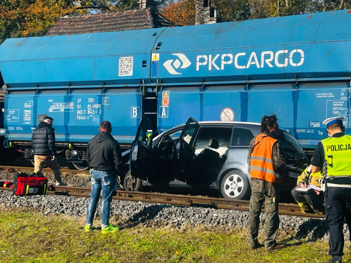 Wypadek na przejeździe kolejowym niedaleko Gorzowa