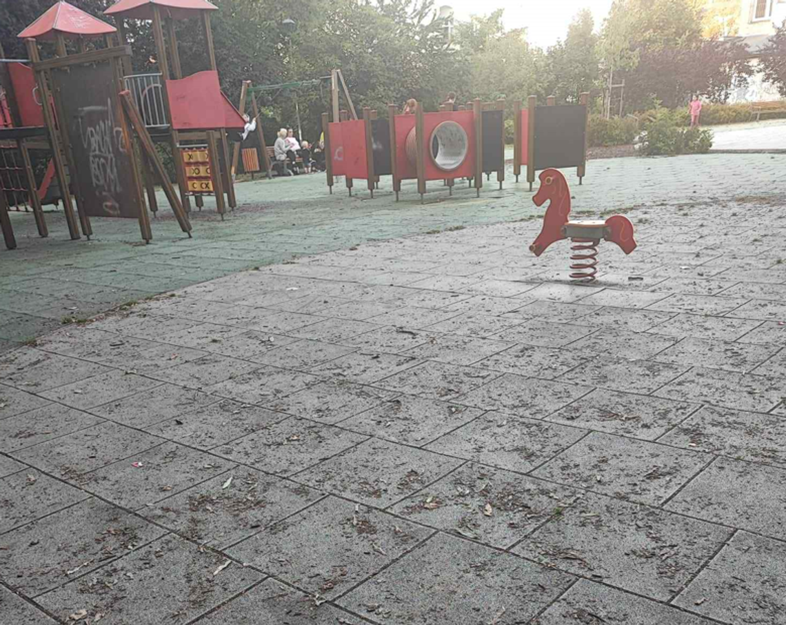 Zaniedbany plac zabaw w Gorzowie. Mieszkańcy domagają się zmian