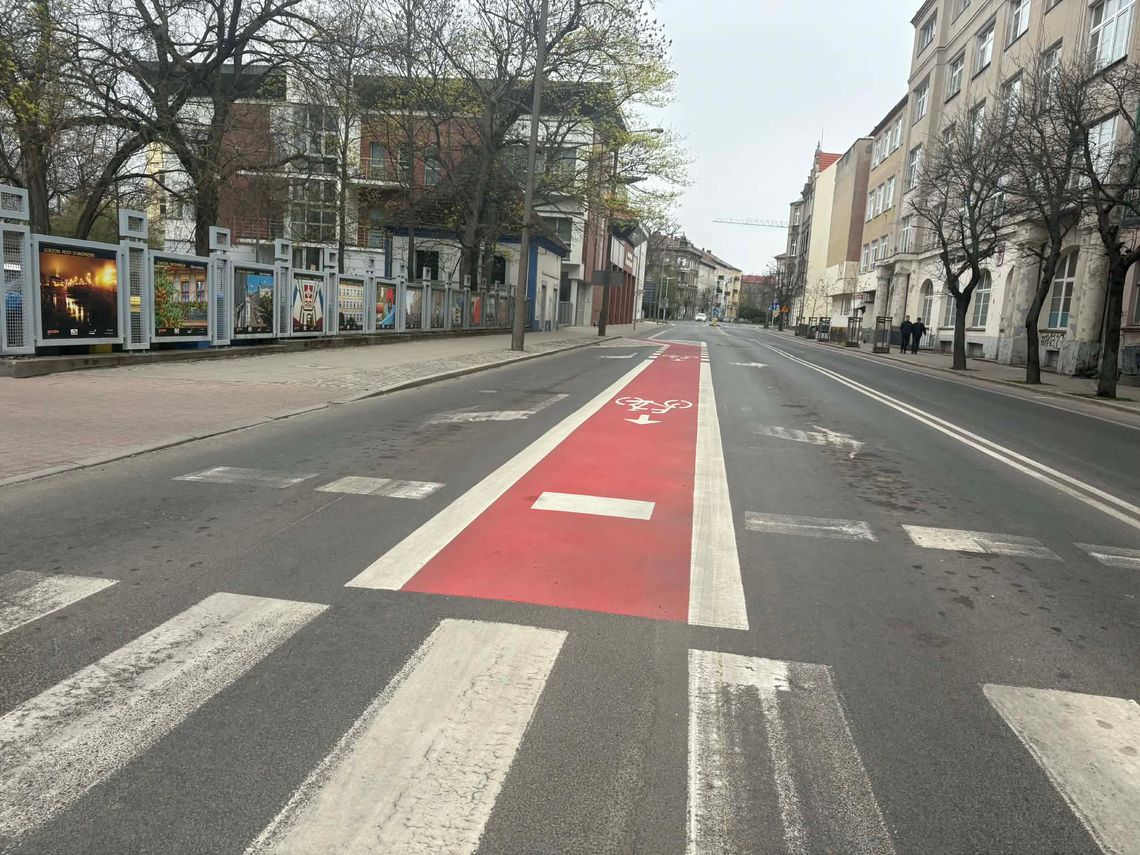 Zmiany na ul. Dąbrowskiego w Gorzowie. Inaczej pojadą rowerzyści