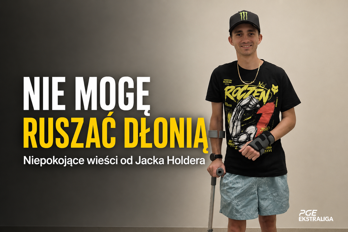 Żużel: Jack Holder nie może ruszać dłonią. Jego powrót na tor stoi pod znakiem zapytania Żużel: Jack Holder nie może ruszać dłonią. Jego powrót na tor stoi pod znakiem zapytania