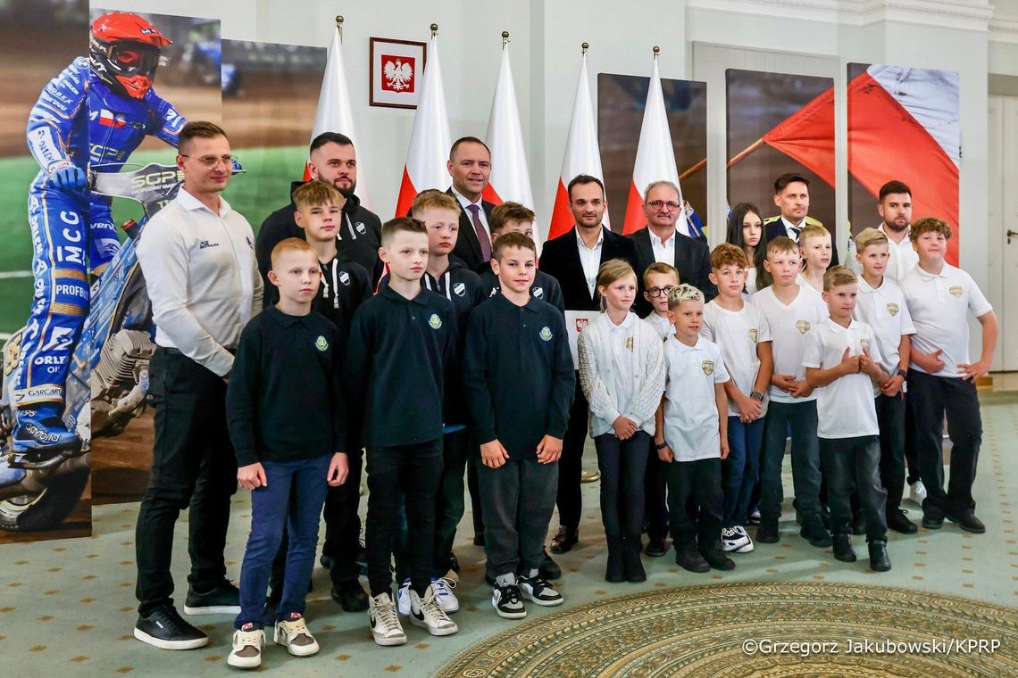Żużlowcy Stali Gorzów w Pałacu Prezydenckim – wyjątkowe spotkanie