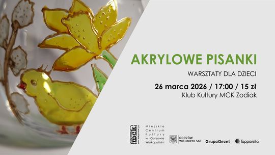 Akrylowe pisanki - warsztaty dla dzieci
