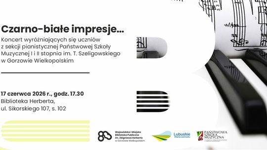 Czarno-białe impresje… – koncert uczniów z sekcji pianistycznej Państwowej Szkoły Muzycznej