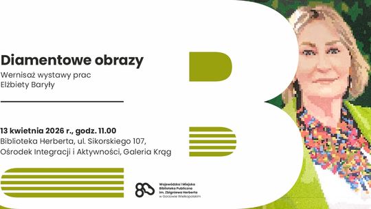 Diamentowe obrazy – wernisaż wystawy prac Elżbiety Baryły