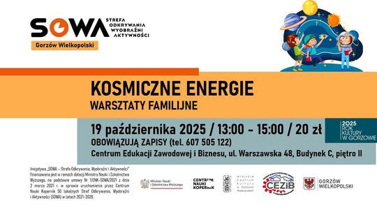Kosmiczne energie - warsztaty familijne