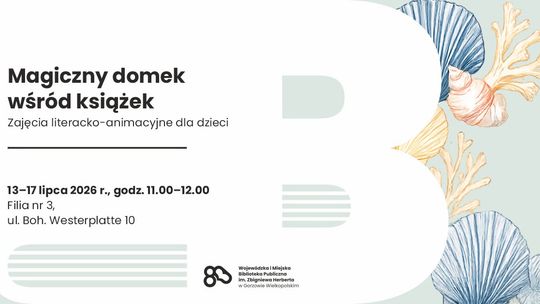 Magiczny domek wśród książek – zajęcia literacko-animacyjne dla dzieci