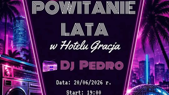 Powitanie lata w stylu lat 80.