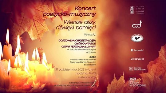 Wiersze ciszy, dźwięki pamięci - koncert poetycko-muzyczny Wiersze ciszy, dźwięki pamięci - koncert poetycko-muzyczny