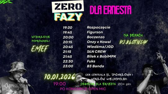 Zero Fazy dla Ernesta - koncert charytatywny