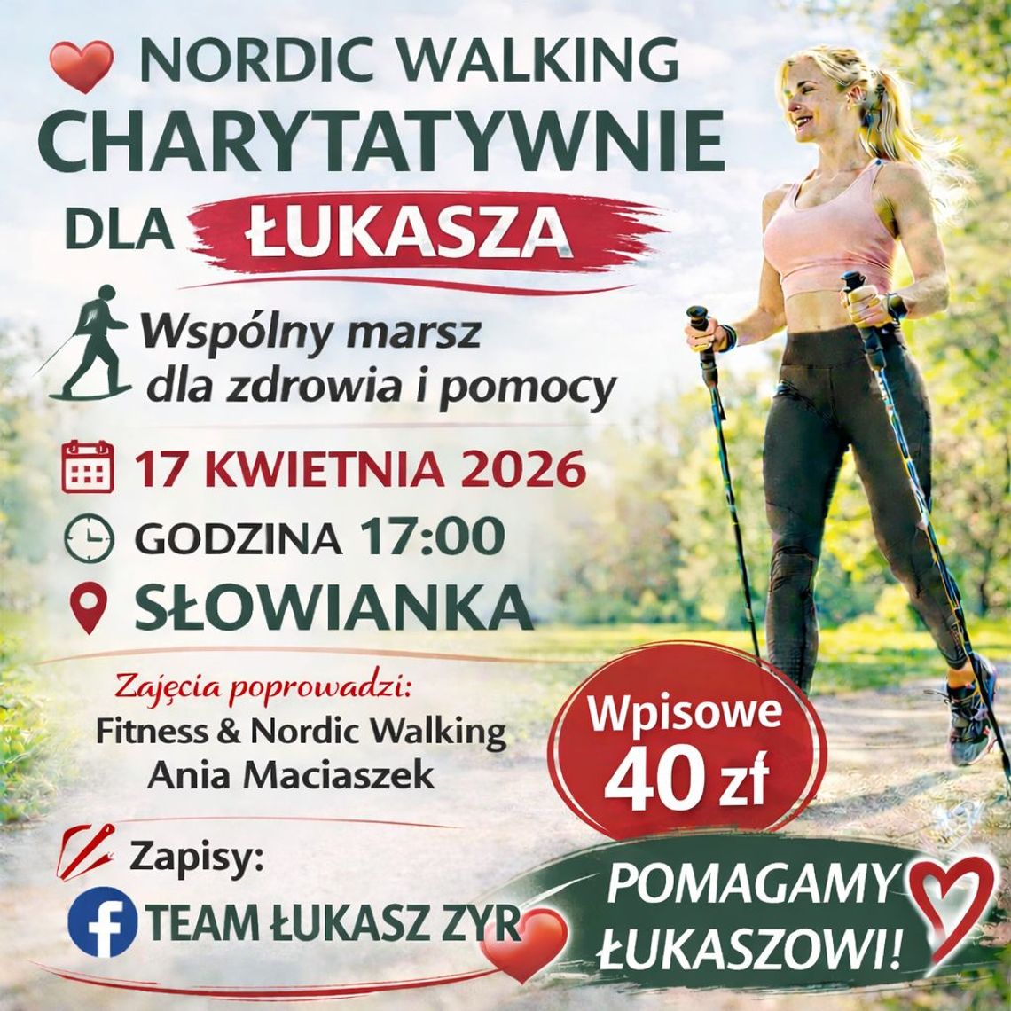 Charytatywny Nordic Walking dla Łukasza Charytatywny Nordic Walking dla Łukasza