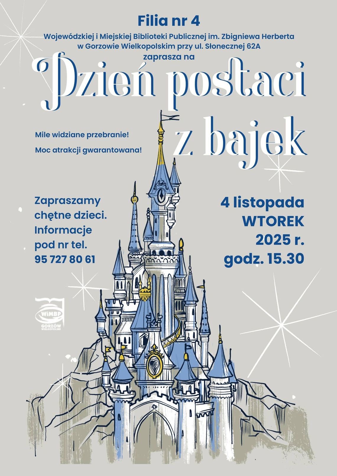 Dzień Postaci z Bajek – zabawa animacyjna dla dzieci od lat 5