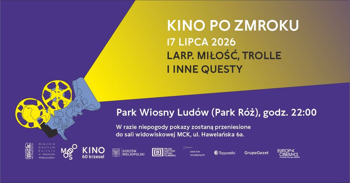 Kino po zmroku 2026 - Larp. Miłość, trolle i inne questy Kino po zmroku 2026 - Larp. Miłość, trolle i inne questy
