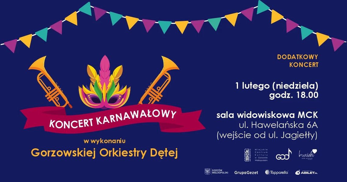 Koncert Karnawałowy Gorzowskiej Orkiestry Dętej Koncert Karnawałowy Gorzowskiej Orkiestry Dętej