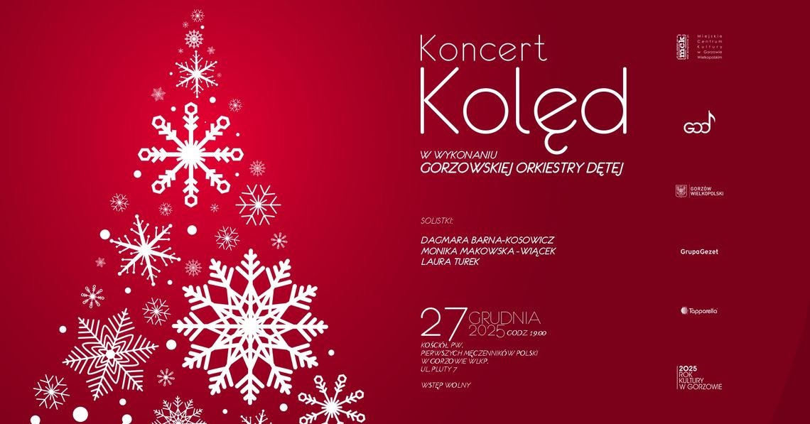Koncert Kolęd w wykonaniu Gorzowskiej Orkiestry Dętej