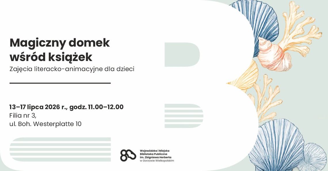 Magiczny domek wśród książek – zajęcia literacko-animacyjne dla dzieci Magiczny domek wśród książek – zajęcia literacko-animacyjne dla dzieci