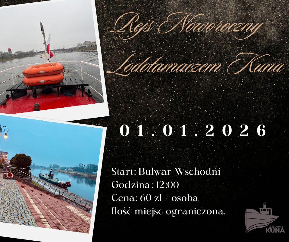 Noworoczny rejs lodołamaczem Kuna