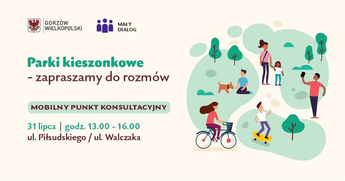 Parki kieszonkowe - Mobilny Punkt Konsultacyjny Parki kieszonkowe - Mobilny Punkt Konsultacyjny