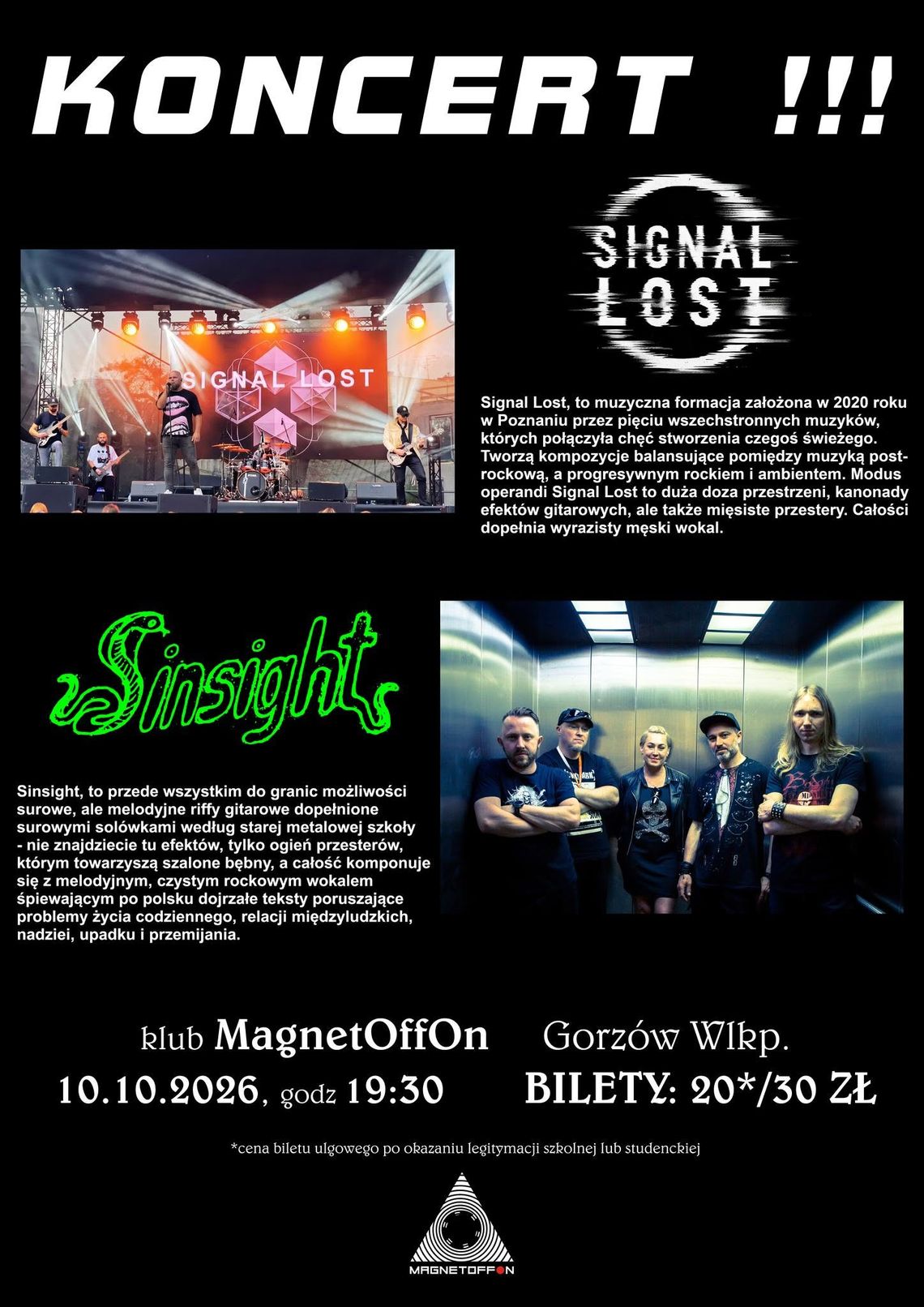 Signal Lost & Sinsight - koncert
