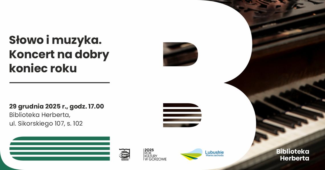 Słowo i muzyka. Koncert na dobry koniec roku