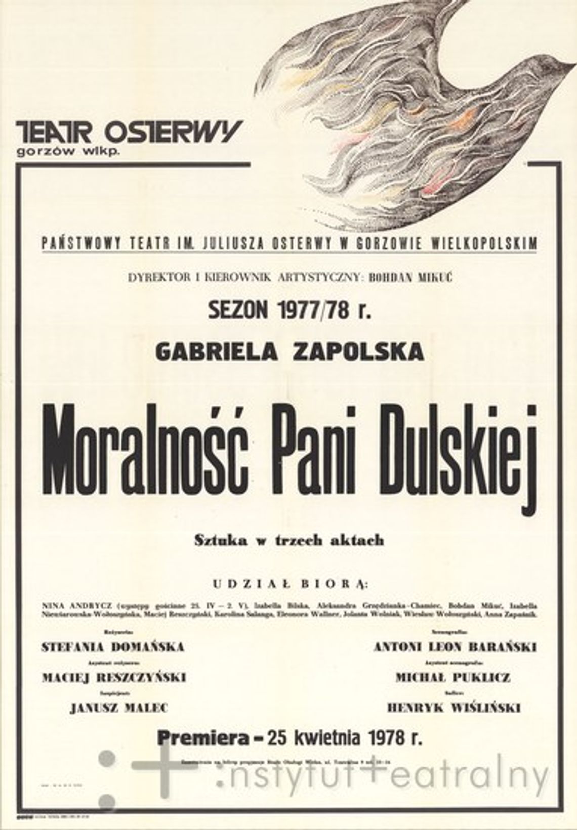 Spektakl - "MORALNOŚĆ PANI DULSKIEJ" Spektakl - "MORALNOŚĆ PANI DULSKIEJ"