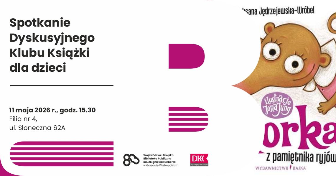 Spotkanie Dyskusyjnego Klubu Książki dla dzieci