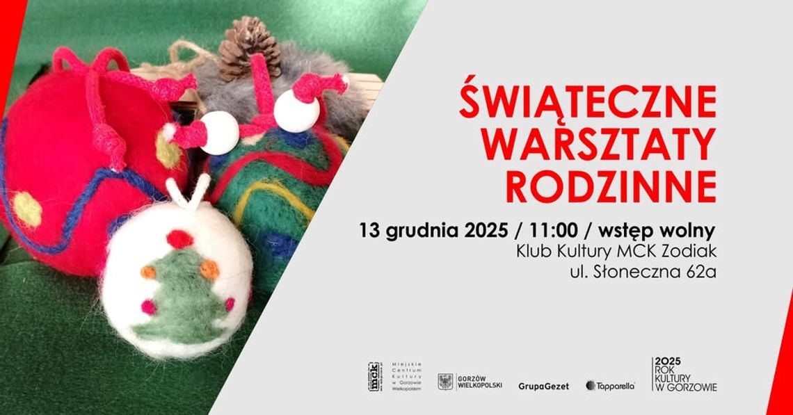 Świąteczne warsztaty rodzinne Świąteczne warsztaty rodzinne
