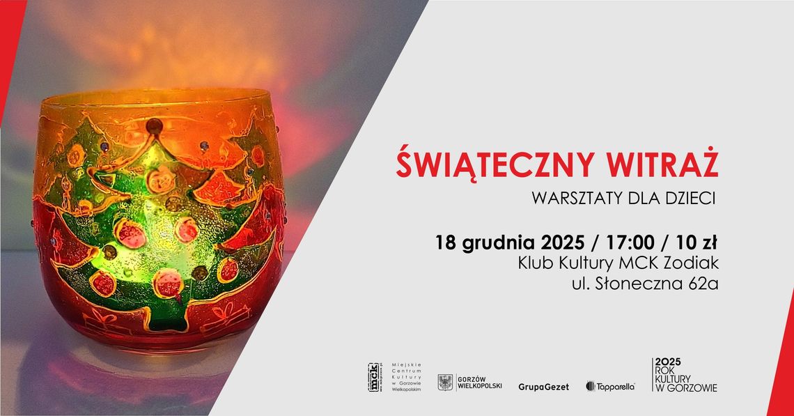 Świąteczny witraż - warsztaty dla dzieci